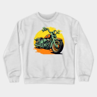 Revving up for a wild ride on my trusty two wheels Crewneck Sweatshirt